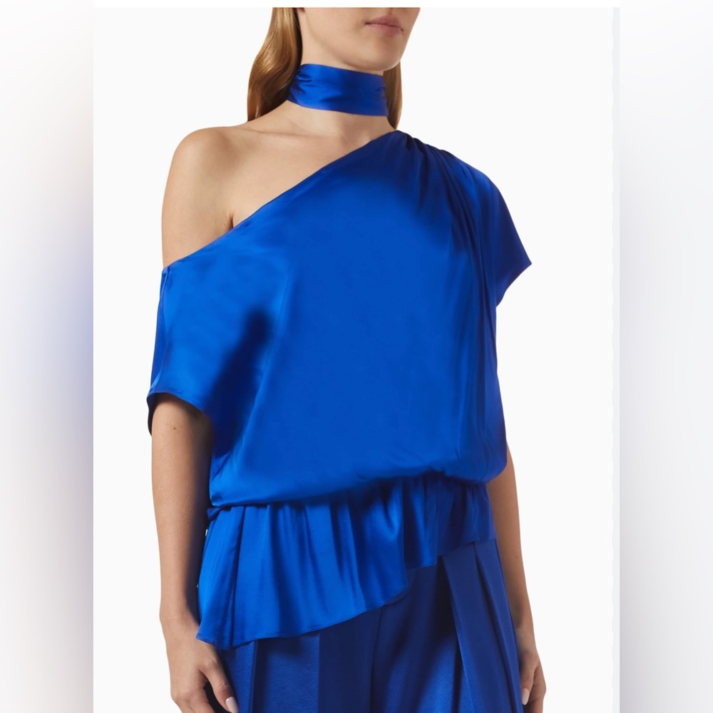 Alice + Olivia Vibrant Blue top